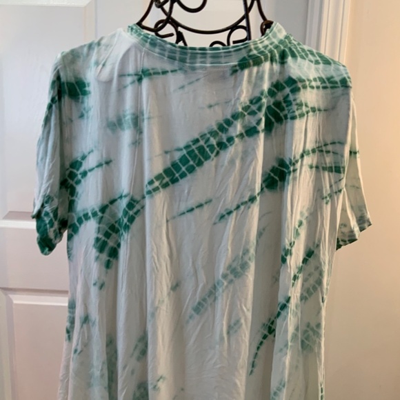 BUC-EE’S TIE DYE GREEN TOP PLUS SIZE 3X NWT - Picture 6 of 7